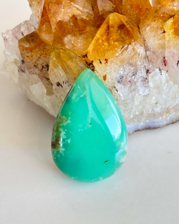 Chrysoprase Cabochon – Natural Jewelry Stone