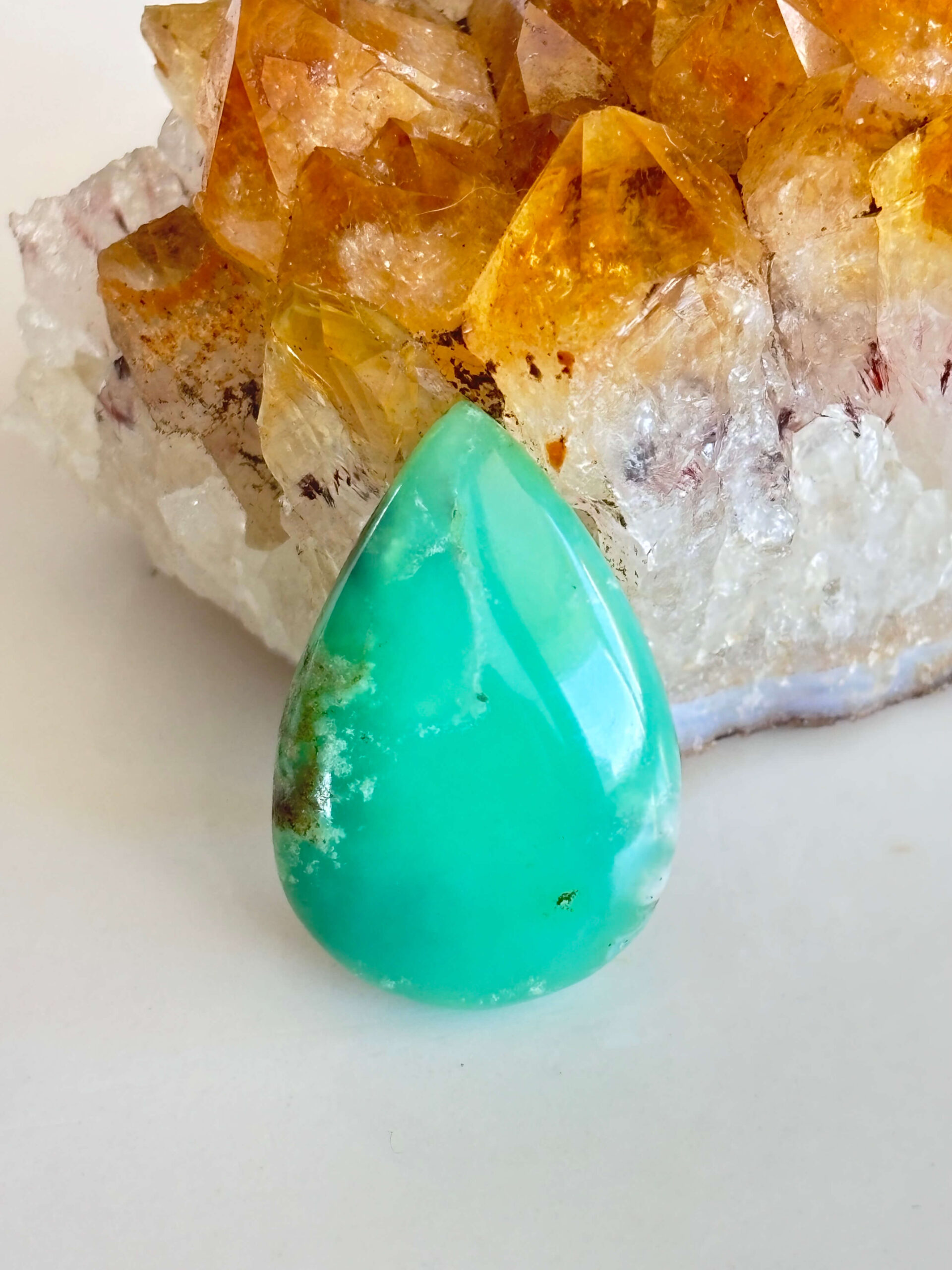 Chrysoprase Cabochon – Natural Jewelry Stone