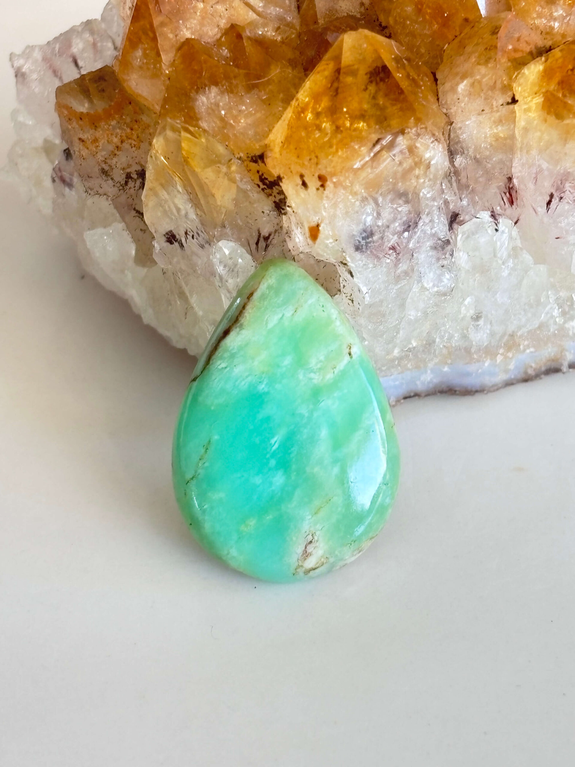 Polished Chrysoprase Stone – Unique Gemstone