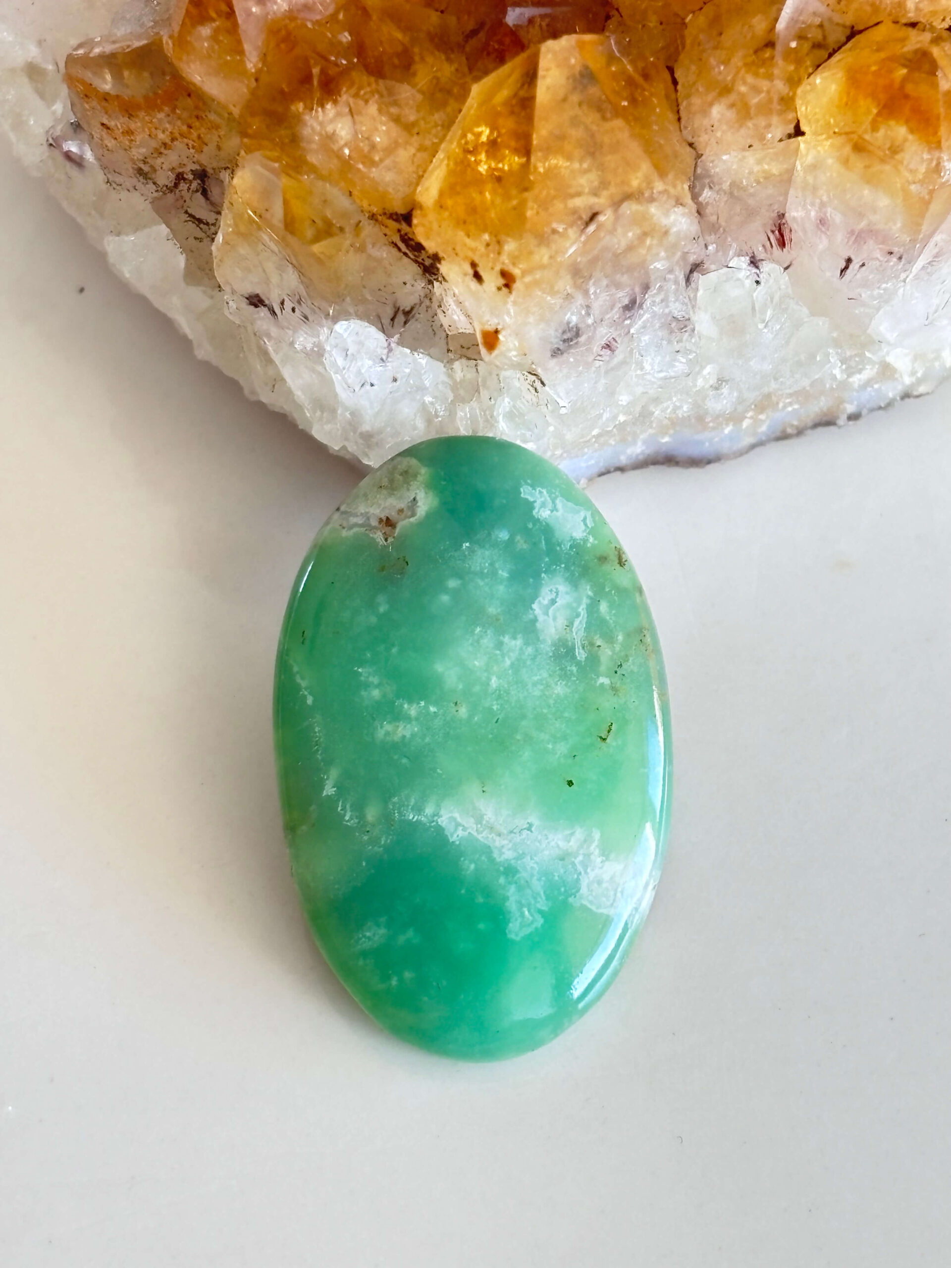 Natural Chrysoprase for Macrame & Jewelry Making
