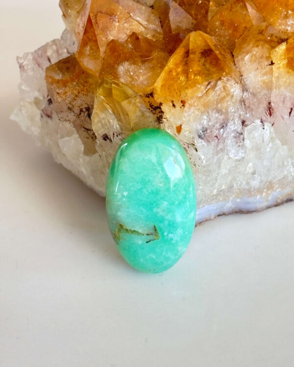 Natural Chrysoprase Cabochon – Jewelry Making Stone