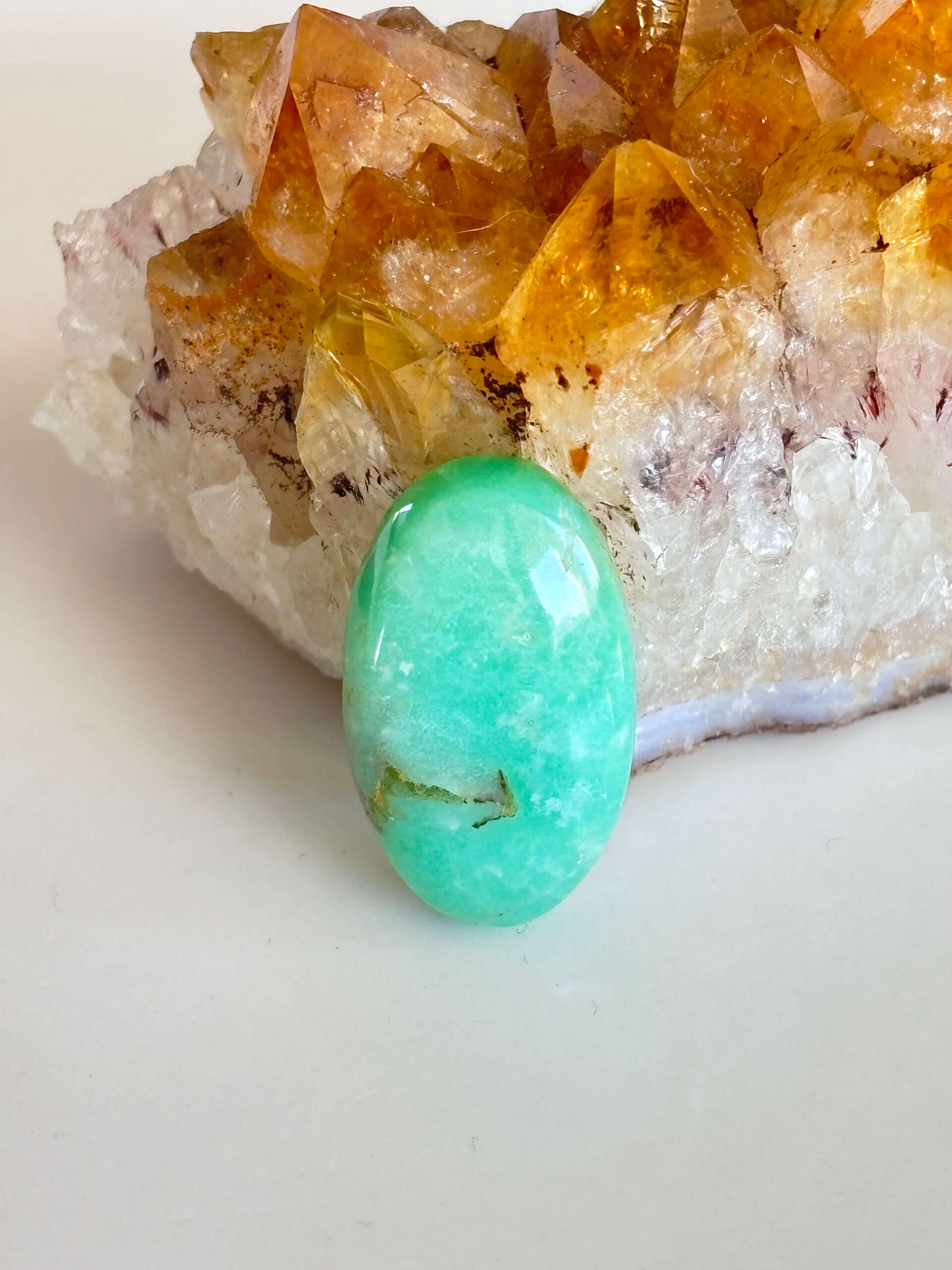Natural Chrysoprase Cabochon – Jewelry Making Stone