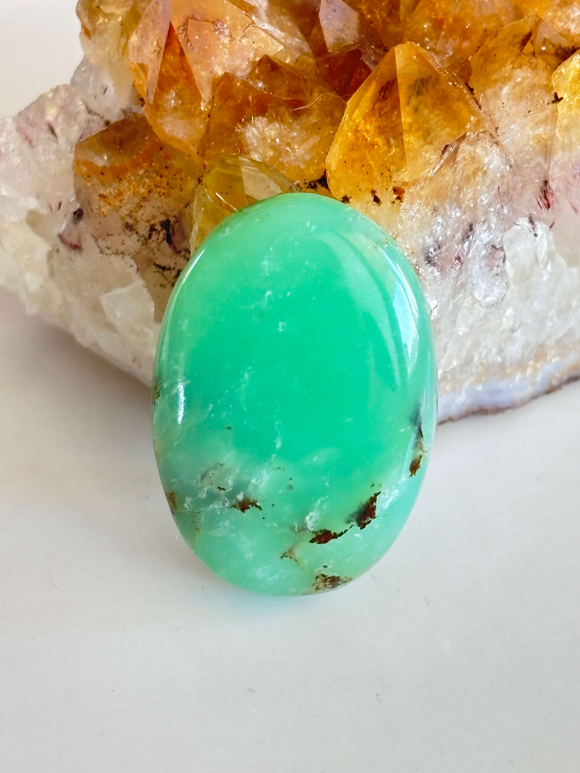 Chrysoprase Stone for Handmade Jewelry