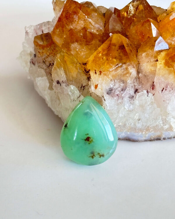 Natural Chrysoprase Cabochon – One of a Kind