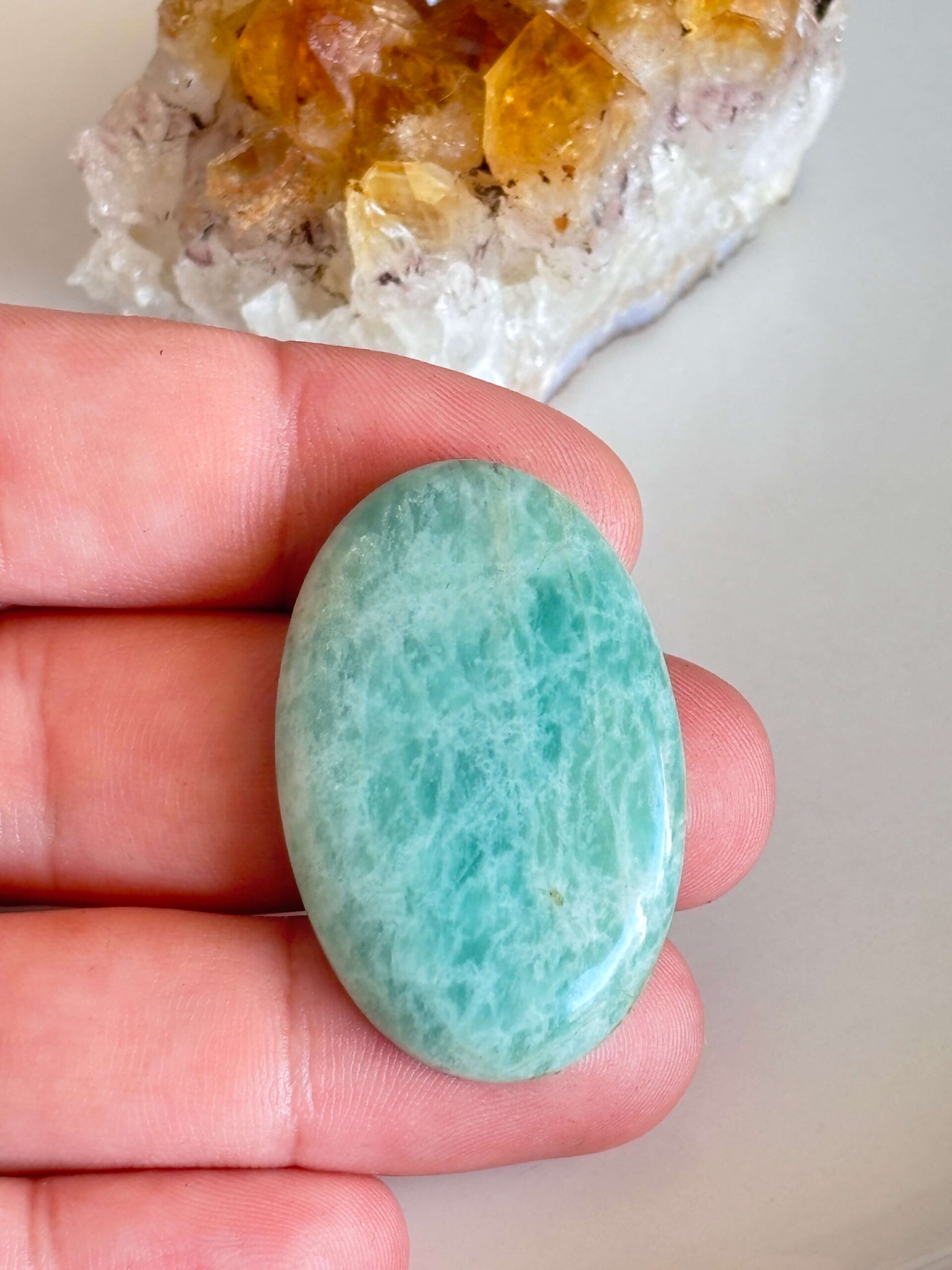 Amazonite Cabochon – Natural Jewelry Stone