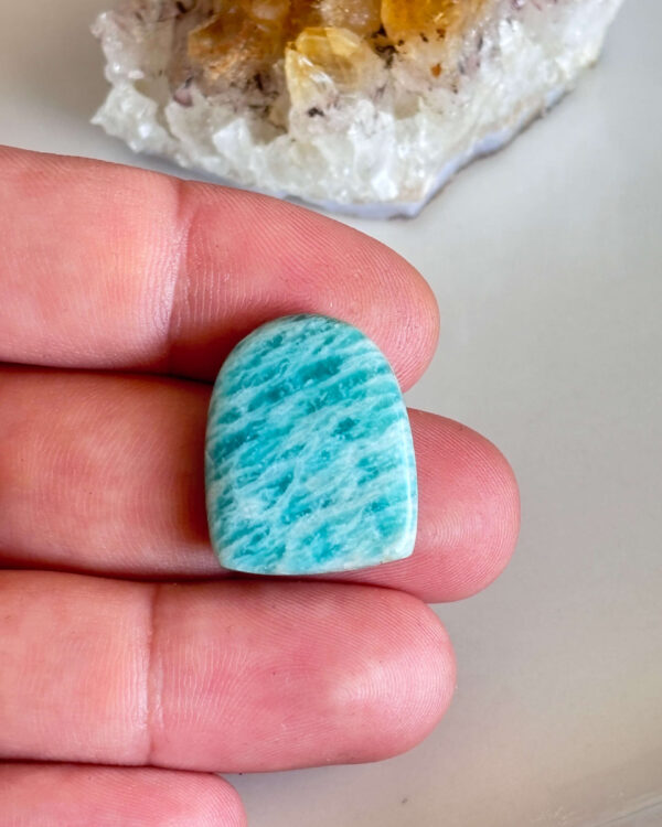 Amazonite Gemstone Cabochon – One of a Kind