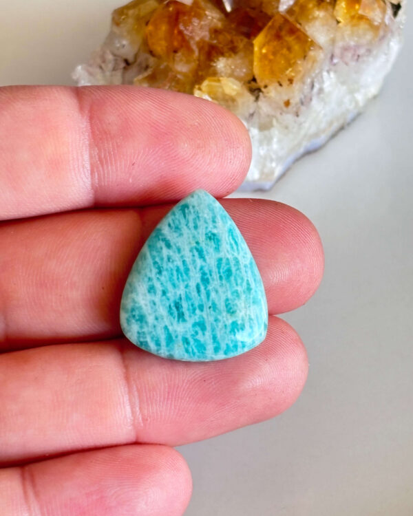 Natural Amazonite Cabochon for Pendant Making