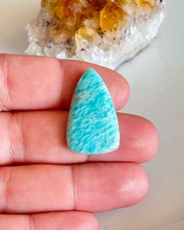 One of a Kind Amazonite Gemstone Cabochon