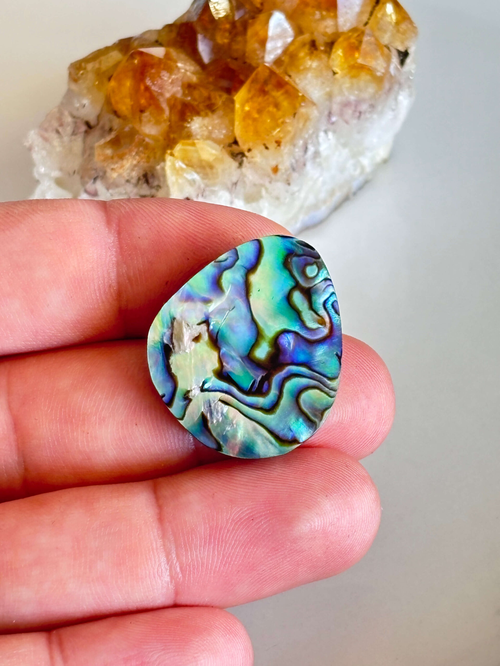 Abalone Shell Cabochon – One of a Kind Piece
