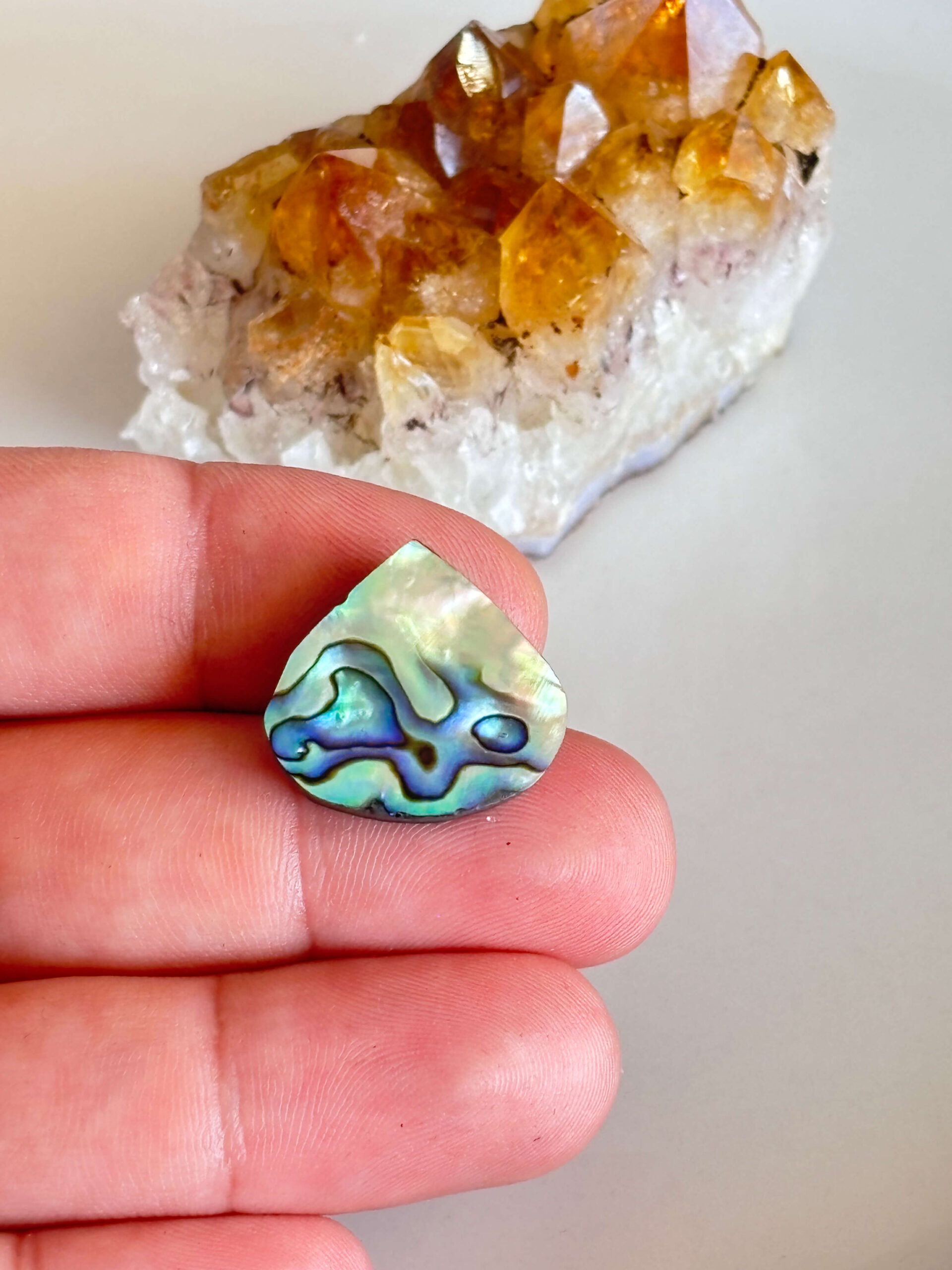 Unique Abalone Shell Cabochon for Jewelry - Image 2