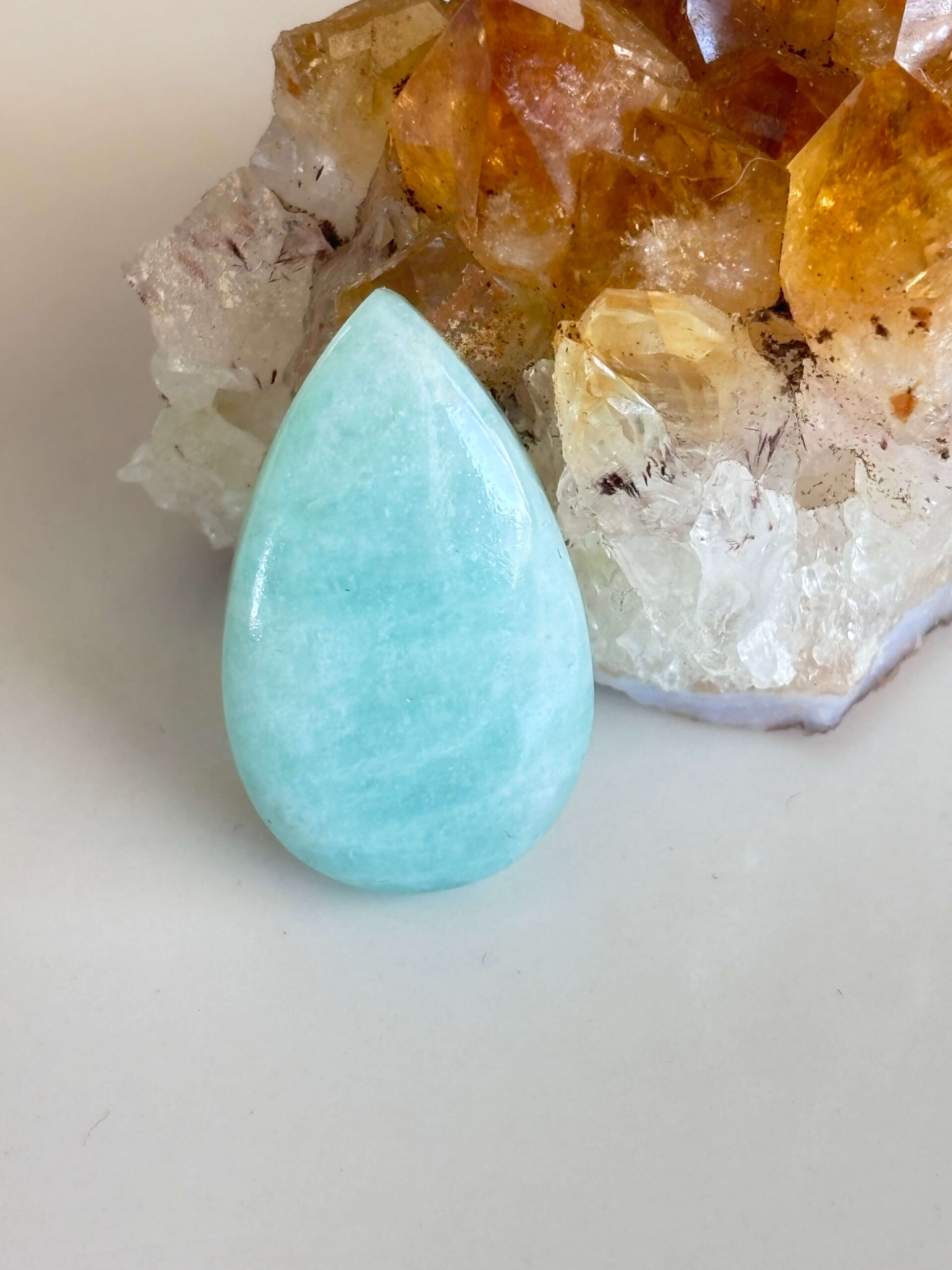 Natural Amazonite Cabochon – Jewelry Making Stone