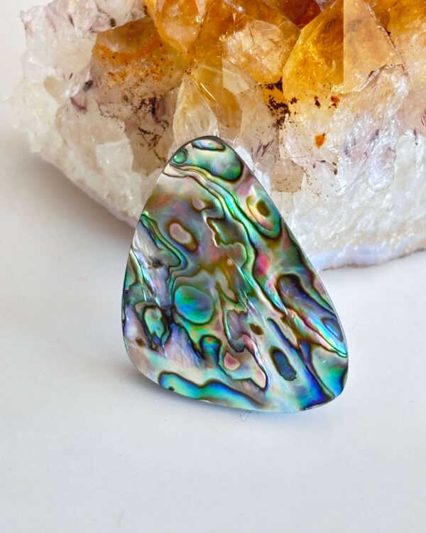 Abalone Shell Stone for Macrame Jewelry