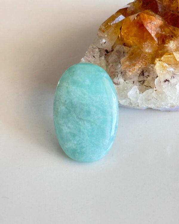 Natural Amazonite Stone – Unique Cabochon