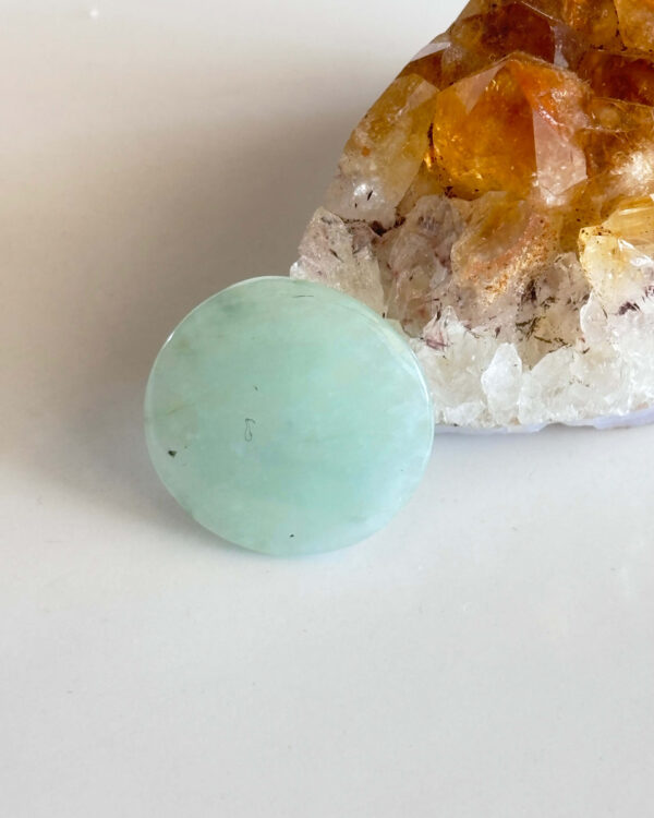 Natural Amazonite Cabochon – One of a Kind