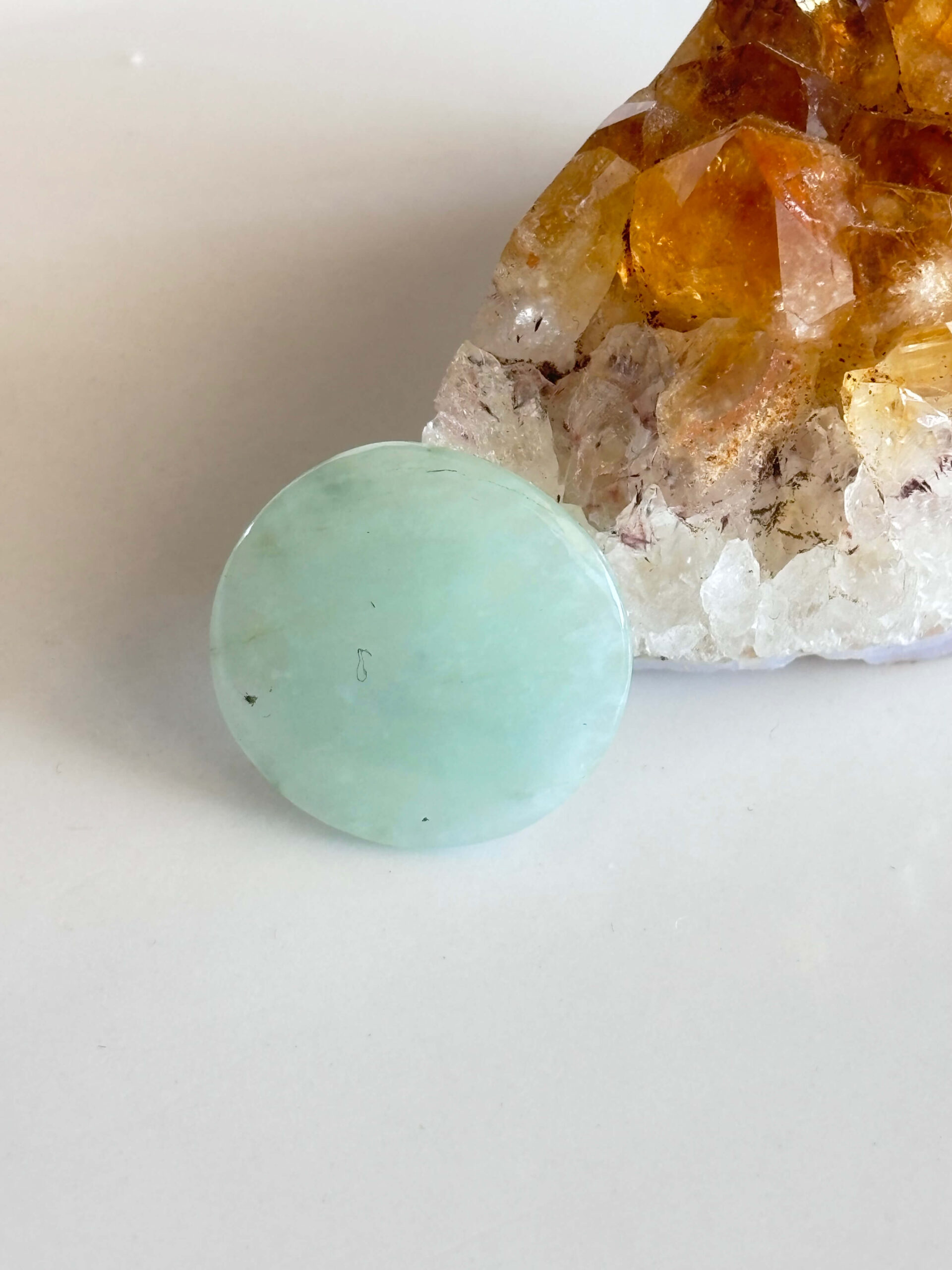 Natural Amazonite Cabochon – One of a Kind