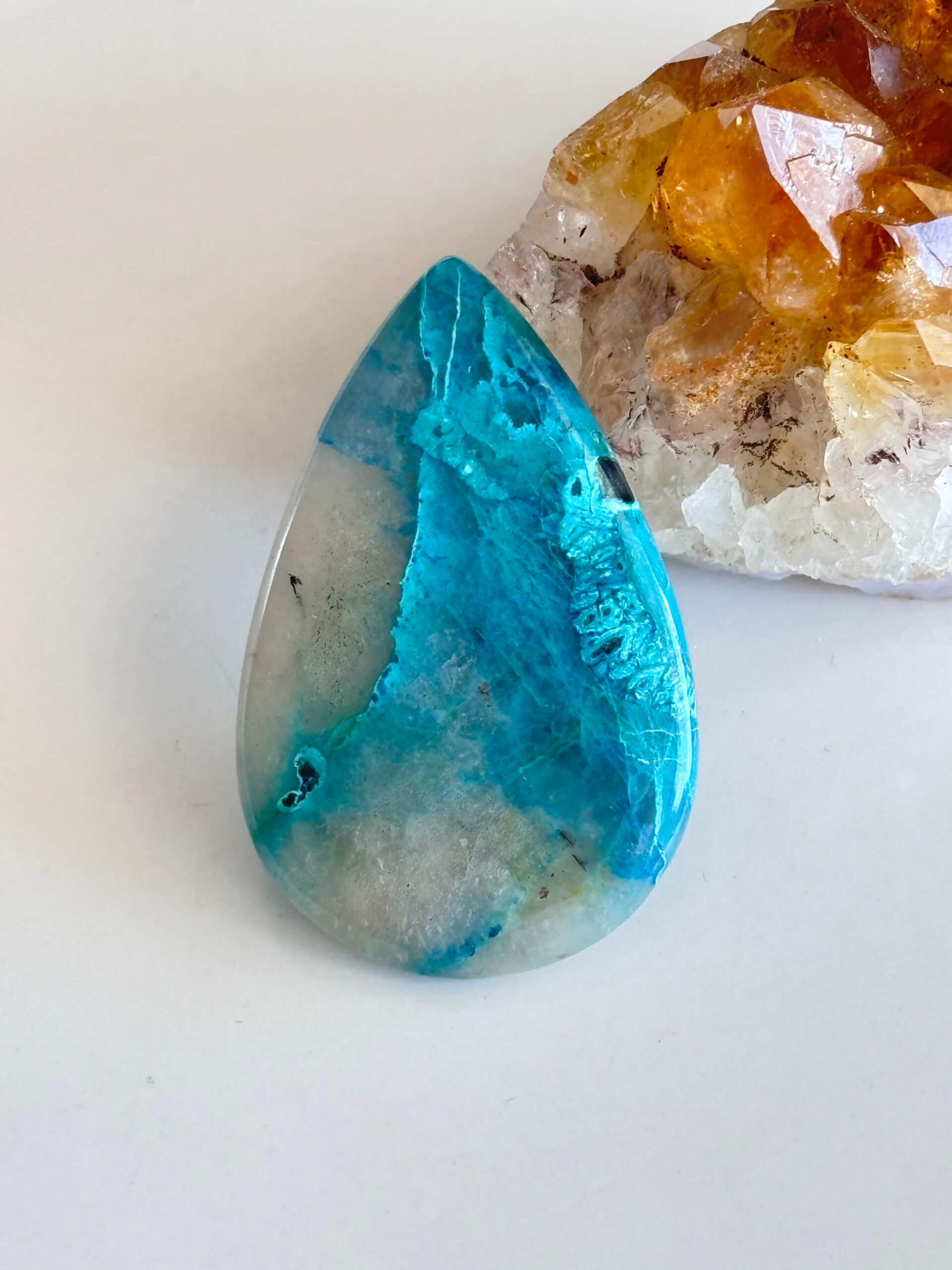 Natural Shattuckite for Macrame & Jewelry Making