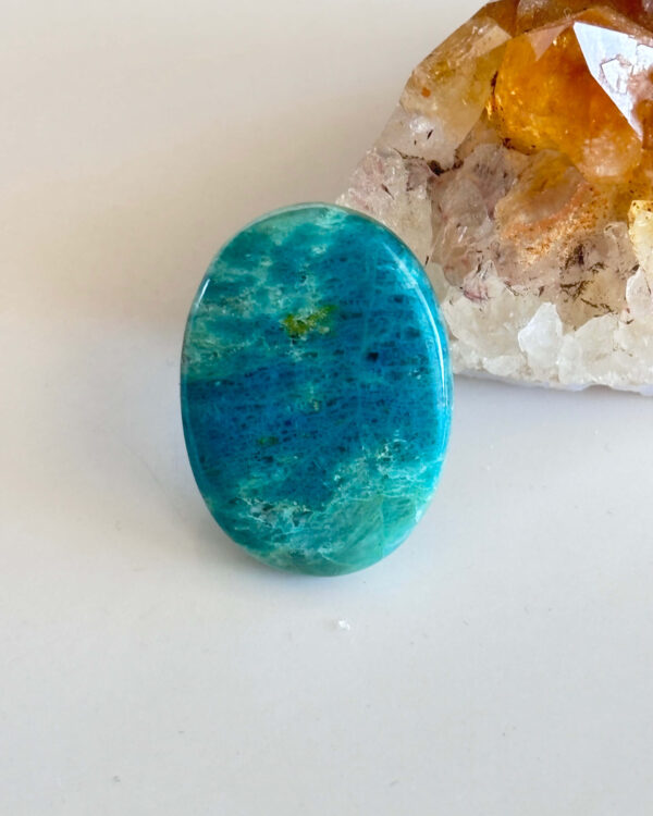 Shattuckite Gemstone Cabochon – One of a Kind