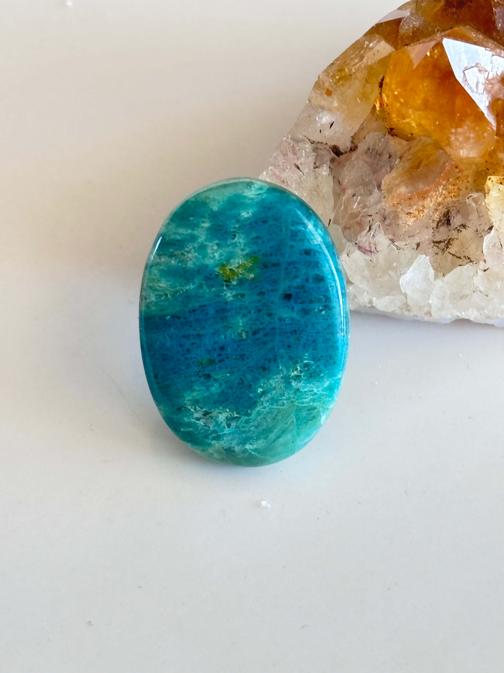 Shattuckite Gemstone Cabochon – One of a Kind