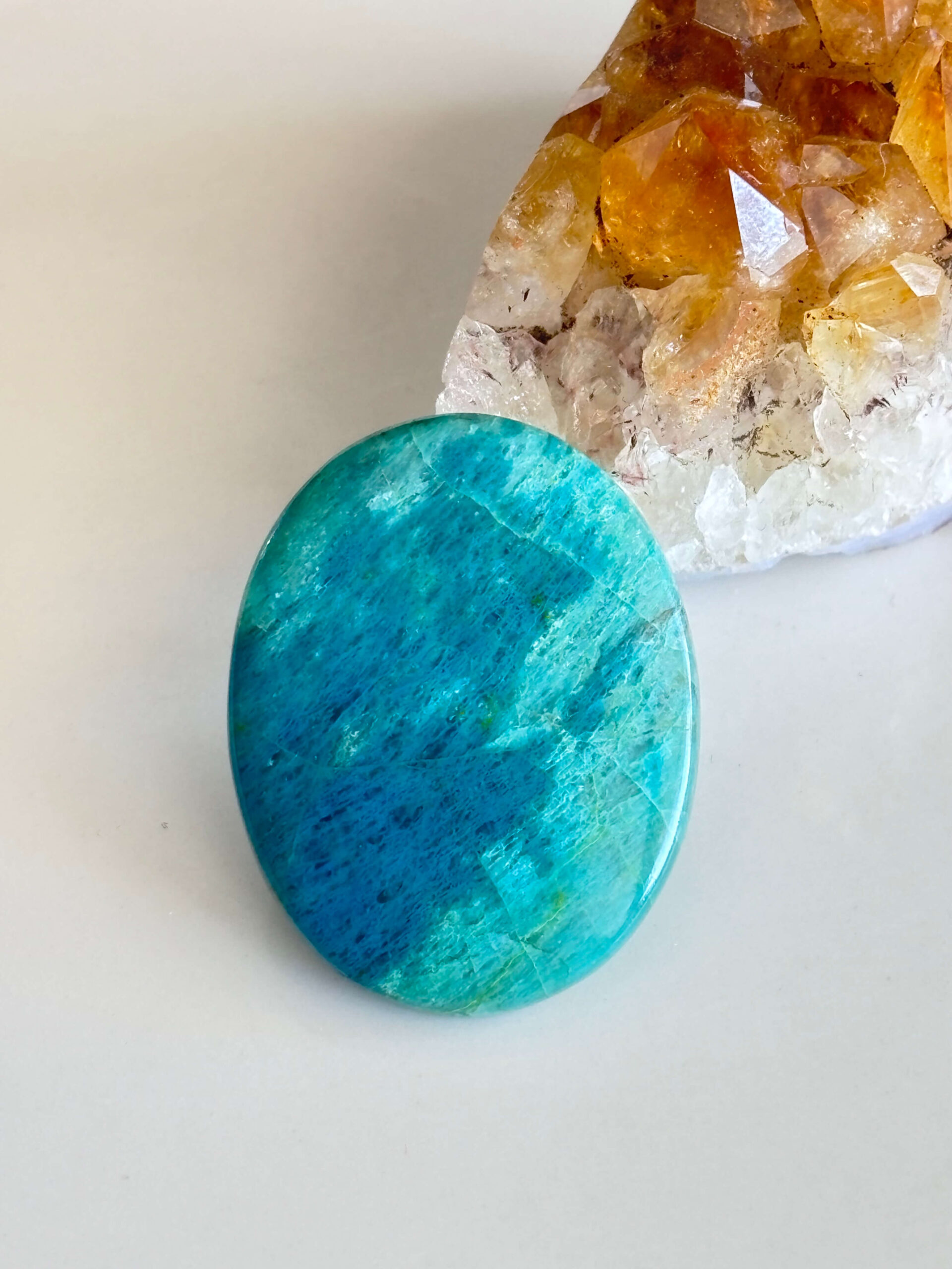 Unique Natural Shattuckite Stone for Jewelry