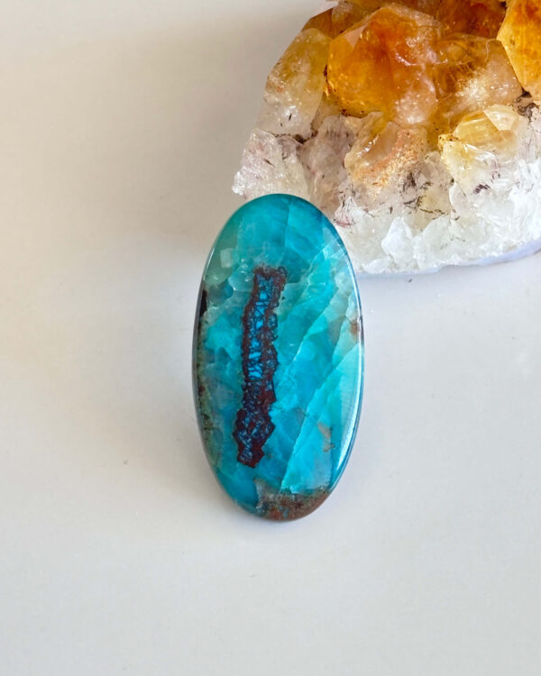 Natural Shattuckite Cabochon – Jewelry Making Stone