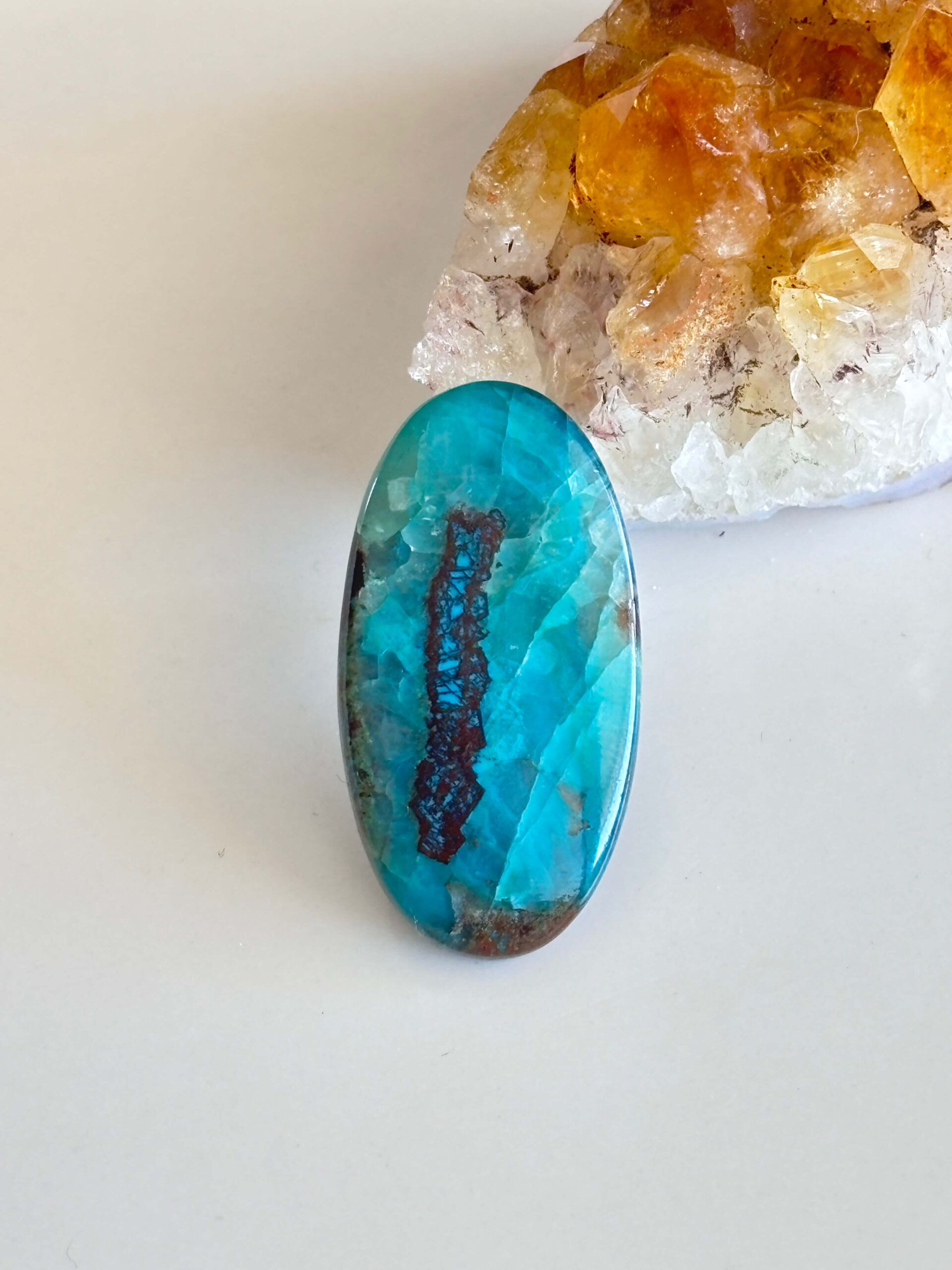 Natural Shattuckite Cabochon – Jewelry Making Stone