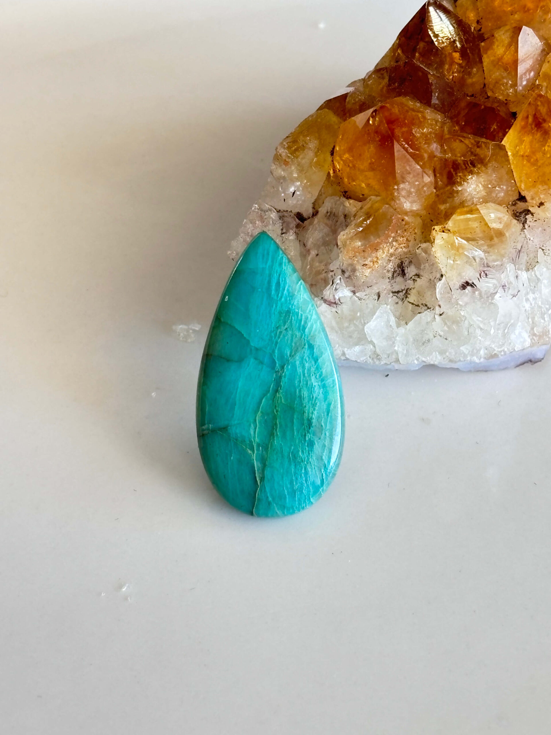 Natural Shattuckite Stone – Unique Cabochon
