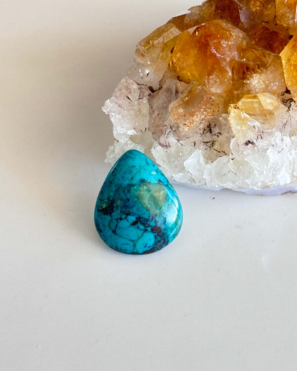 Natural Shattuckite Cabochon – One of a Kind