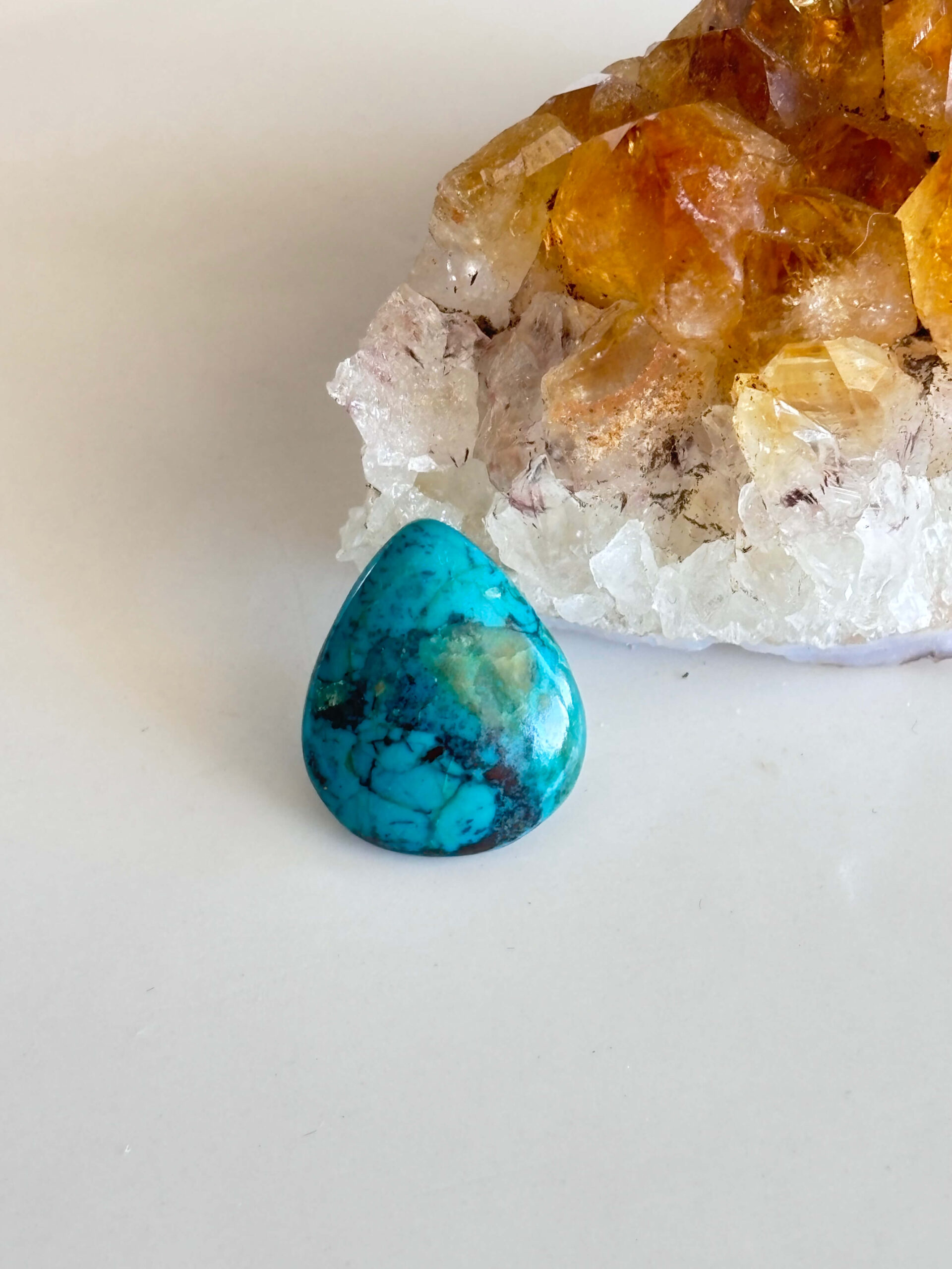 Natural Shattuckite Cabochon – One of a Kind
