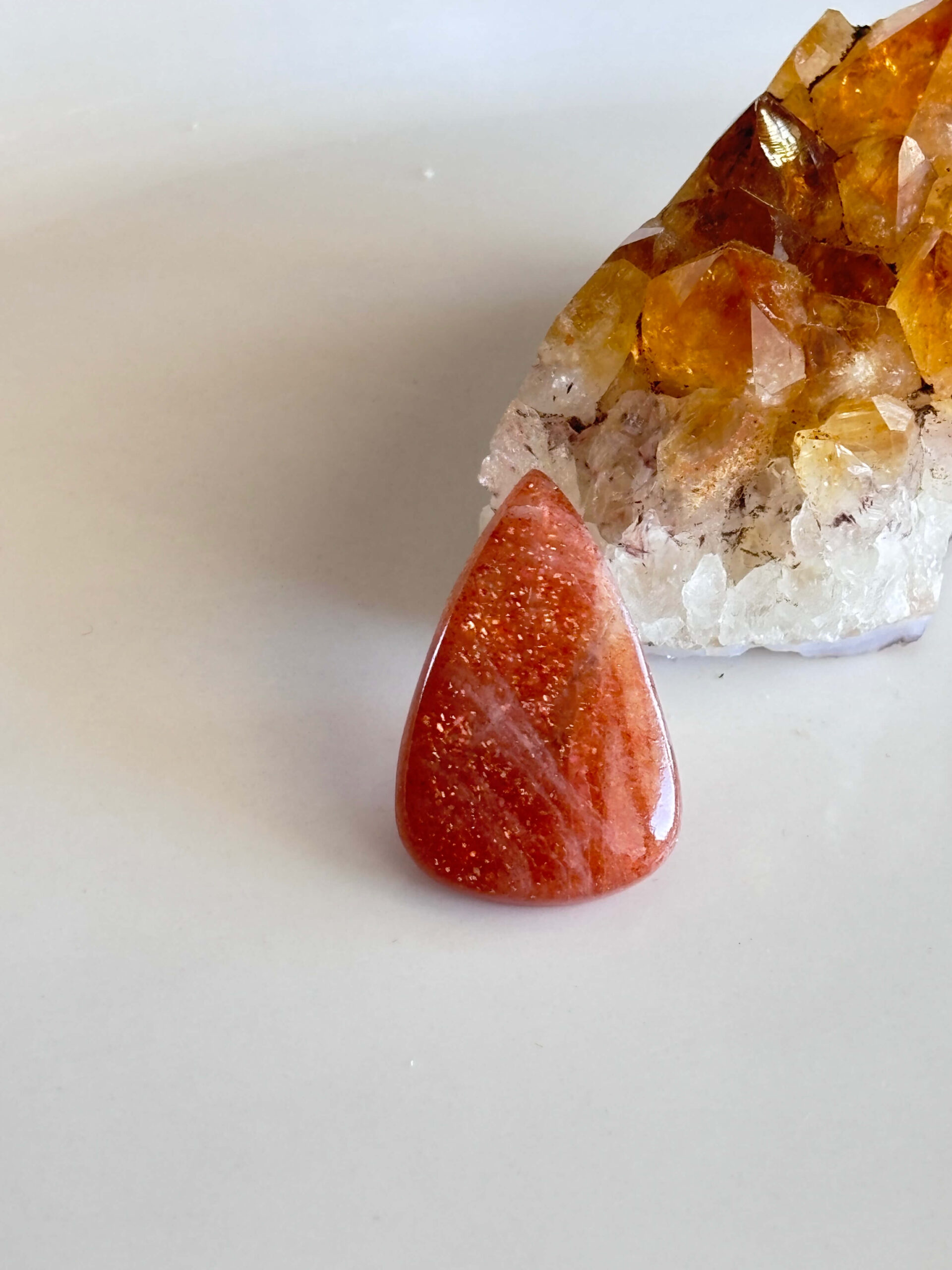 Unique Natural Sunstone Stone for Jewelry