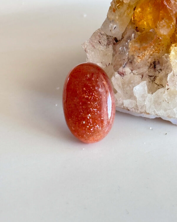 One of a Kind Sunstone Gemstone Cabochon
