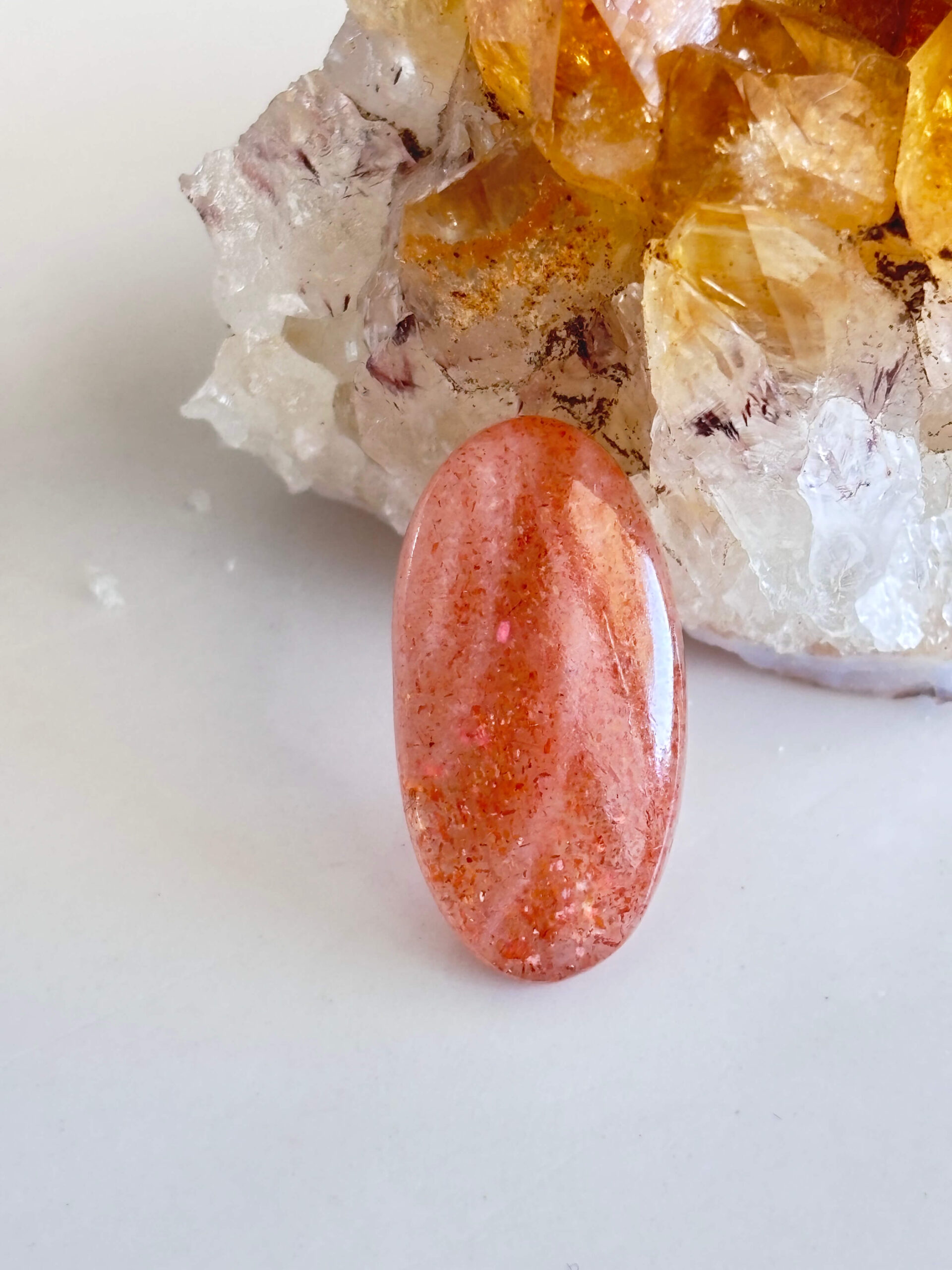 Natural Sunstone Stone – Unique Cabochon