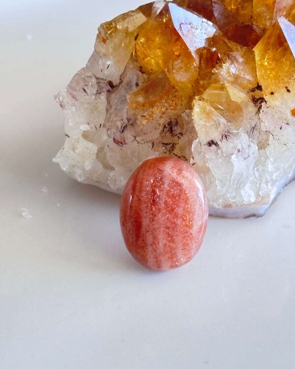 19mm Sunstone Gemstone for Jewelry Making