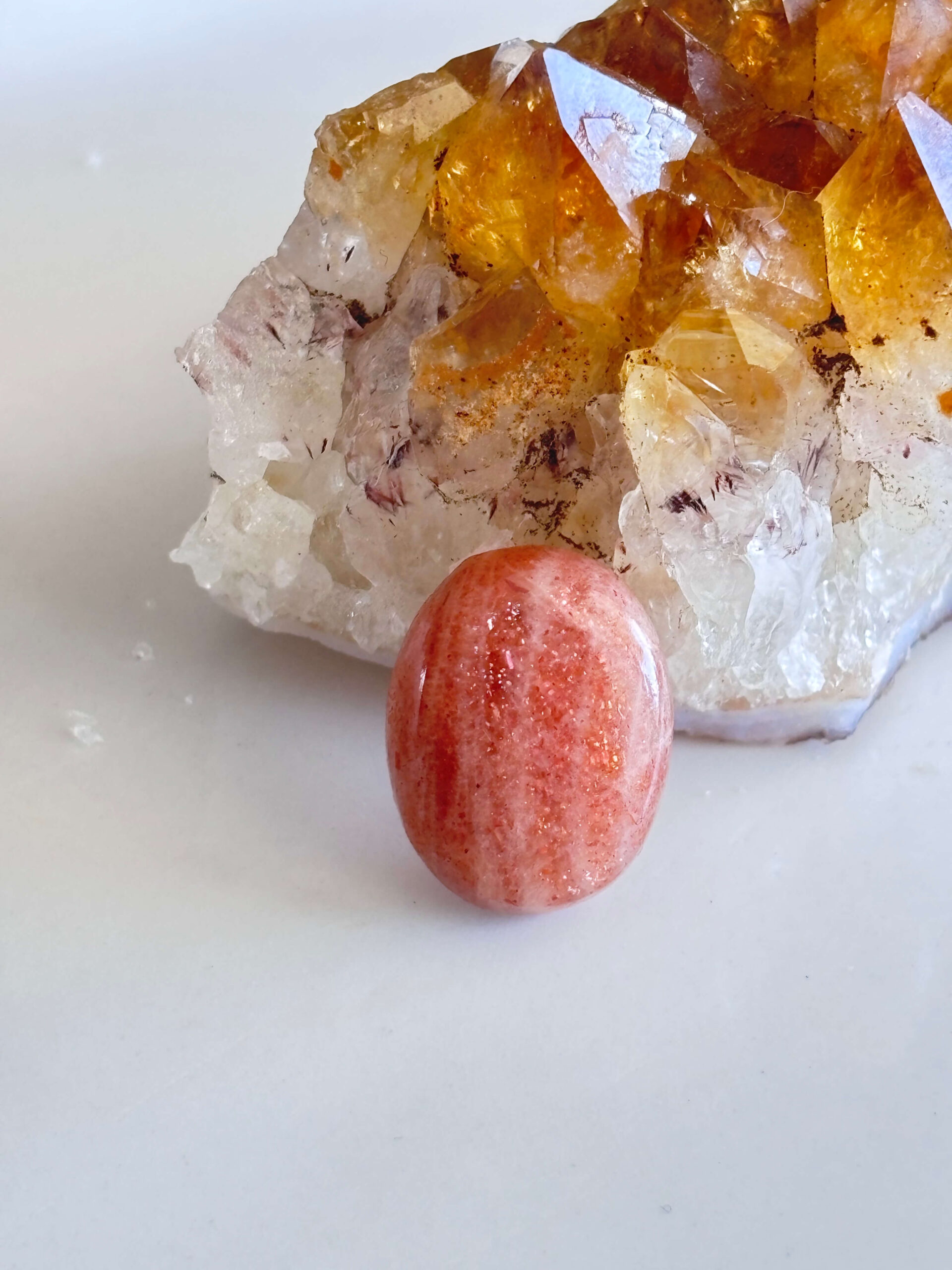 19mm Sunstone Gemstone for Jewelry Making