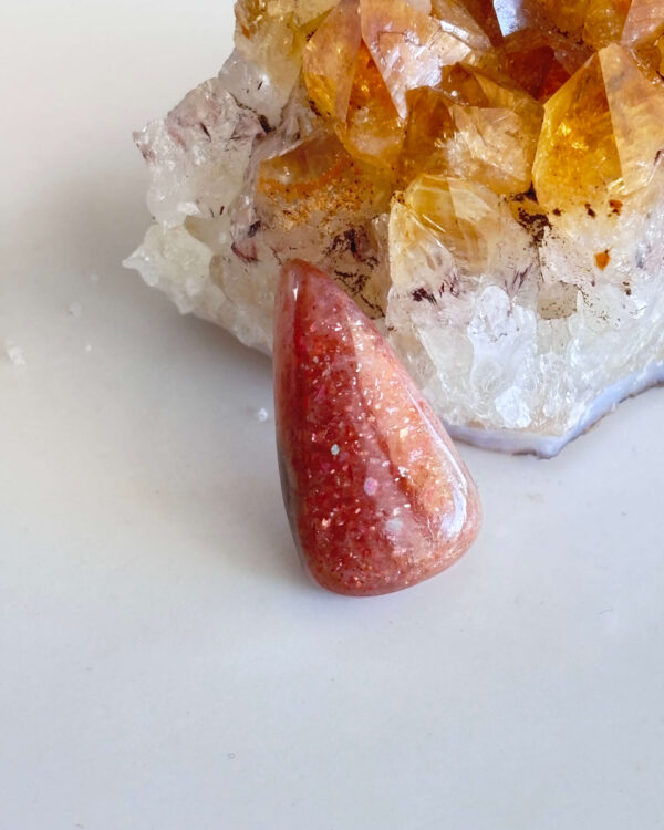27mm Natural Sunstone Cabochon – One of a Kind