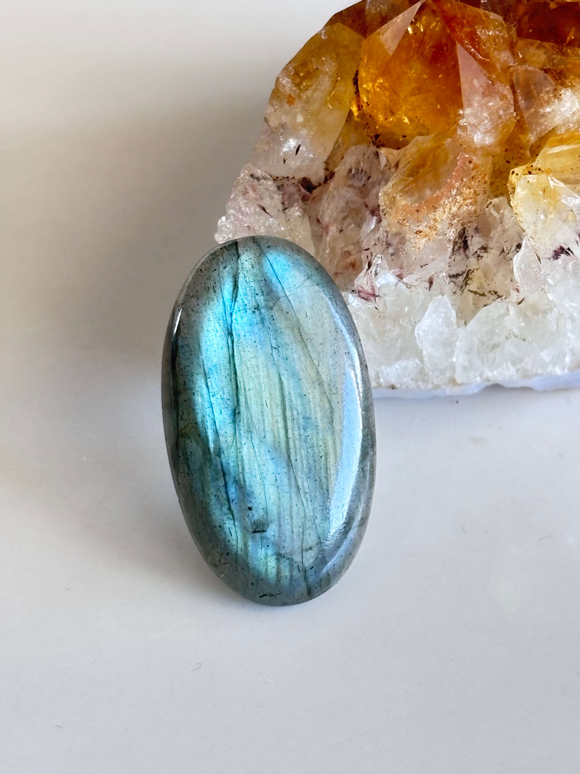 Labradorite Gemstone Cabochon – Premium Quality