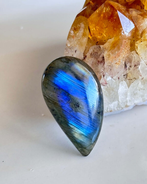 Unique Natural Labradorite Cabochon for Jewelry