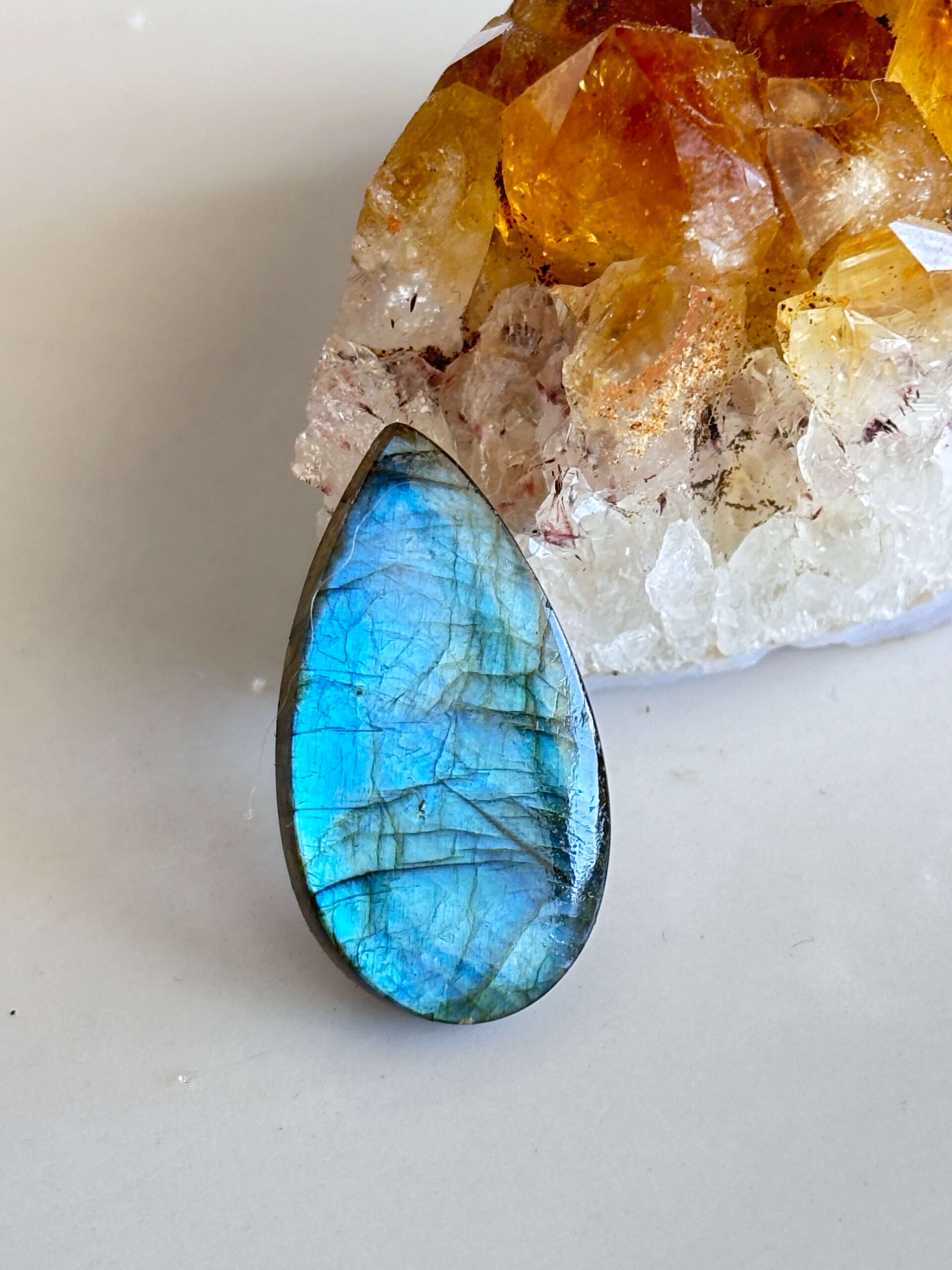 Unique Labradorite Cabochon – Premium Quality
