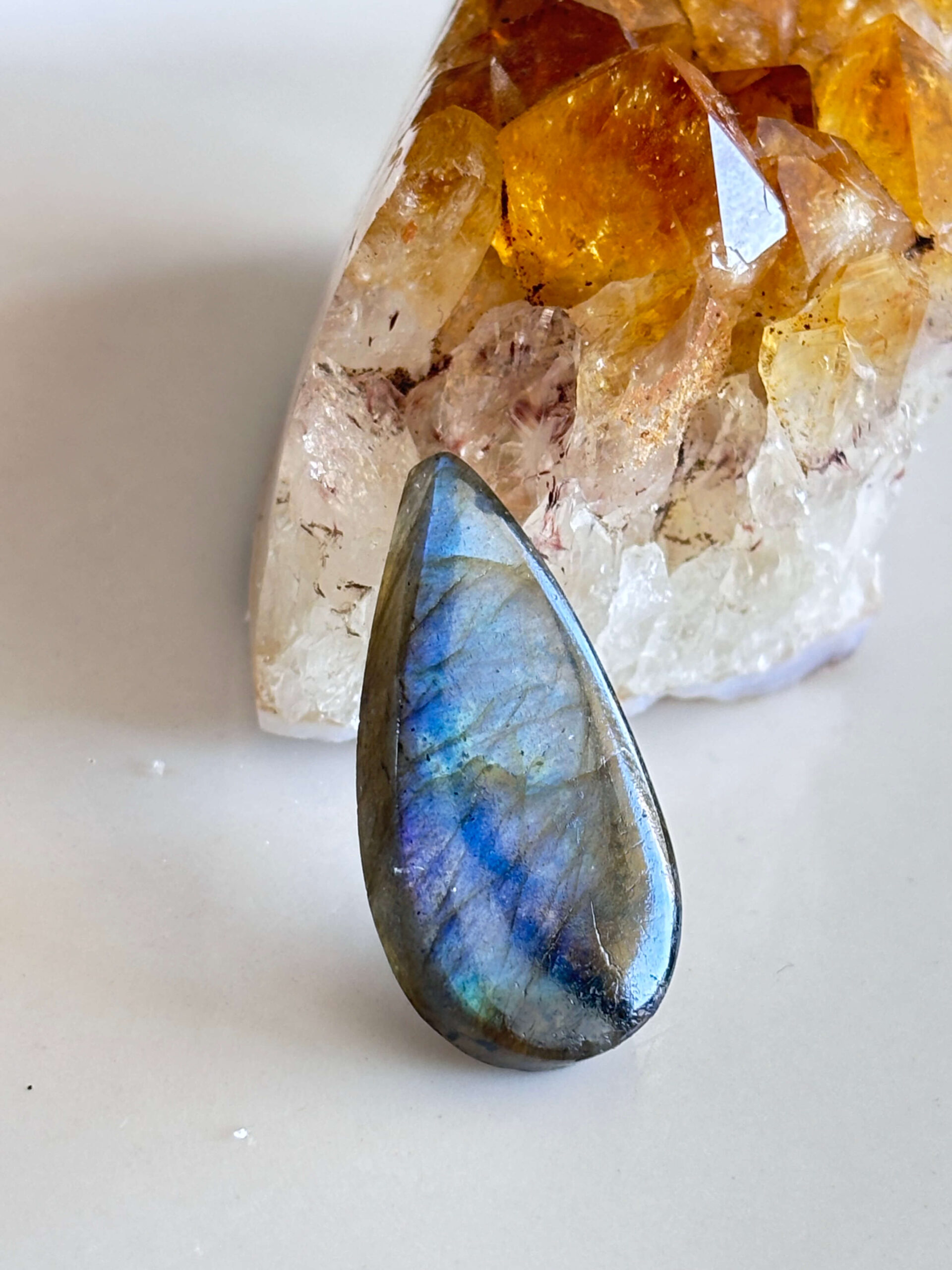 Natural Labradorite Cabochon – Beautiful Flash