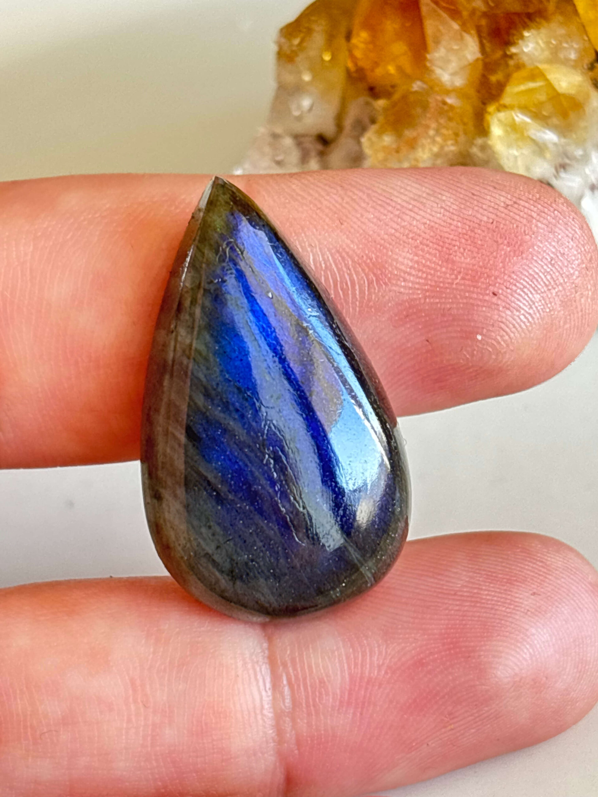 Labradorite Cabochon with Natural Flash