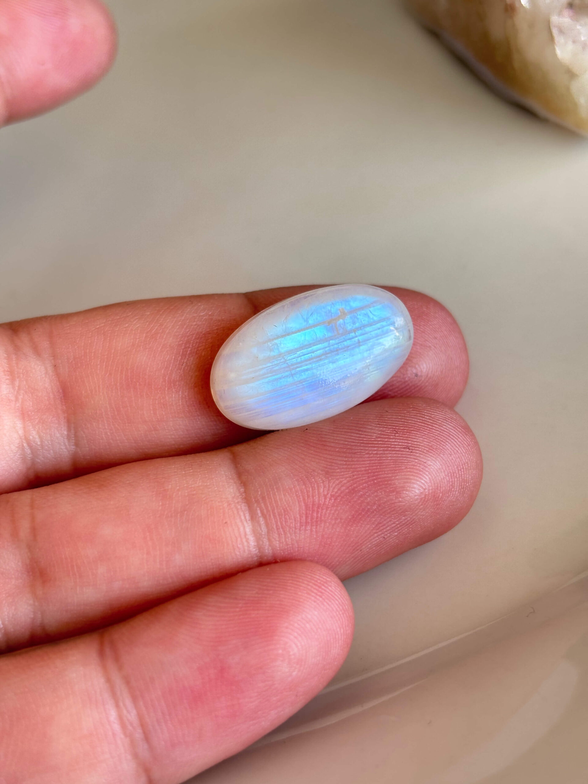 One of a Kind Moonstone Gemstone Cabochon
