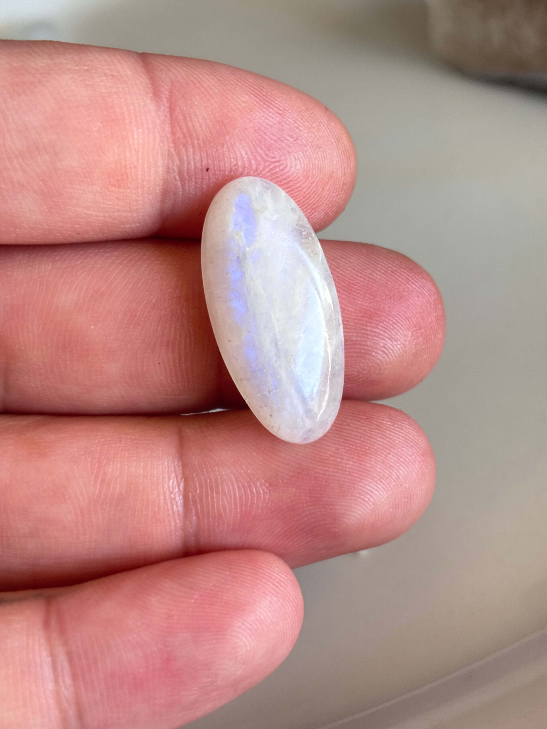 Moonstone Cabochon for Macrame Jewelry
