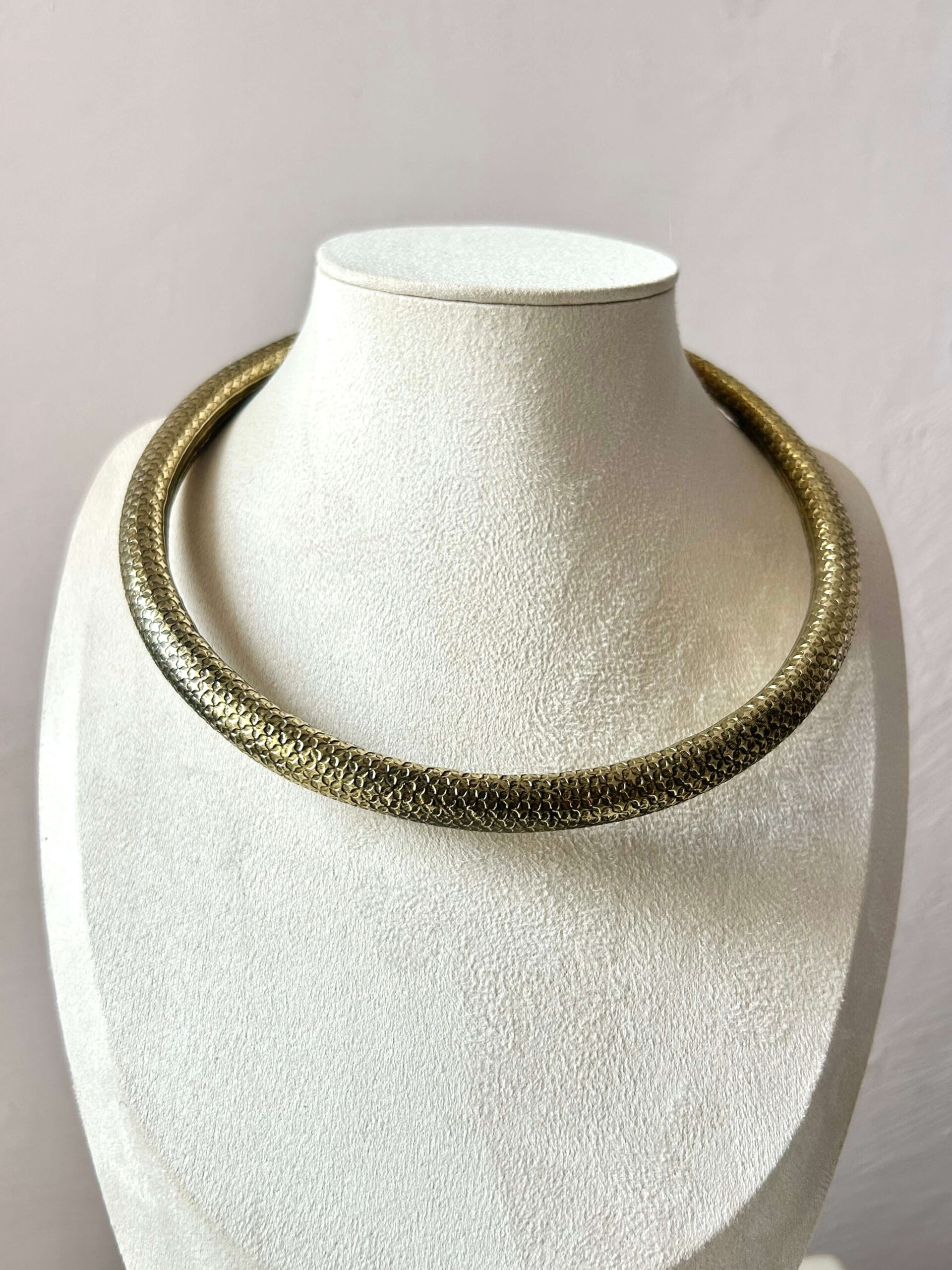 Braided Finish Brass Choker - Image 5