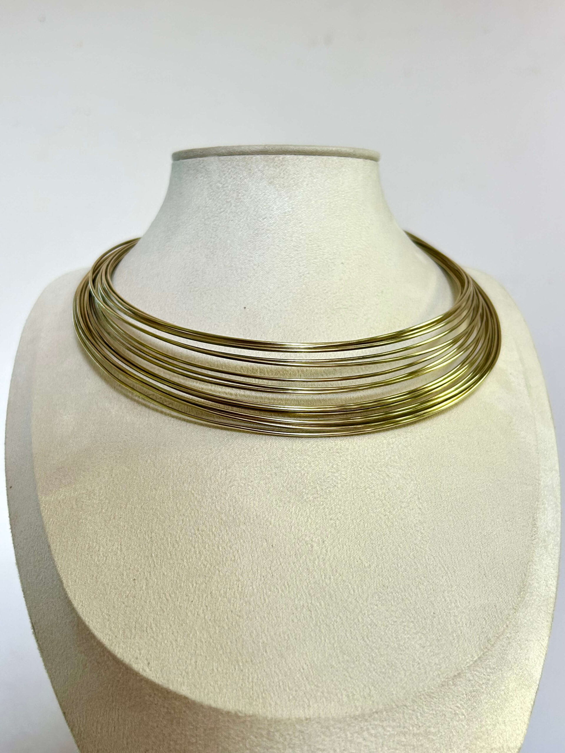 Fine Wire Layered Brass Choker - Image 5