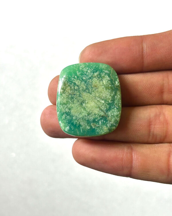 31mm Natural Chrysoprase Cabochon – One of a Kind