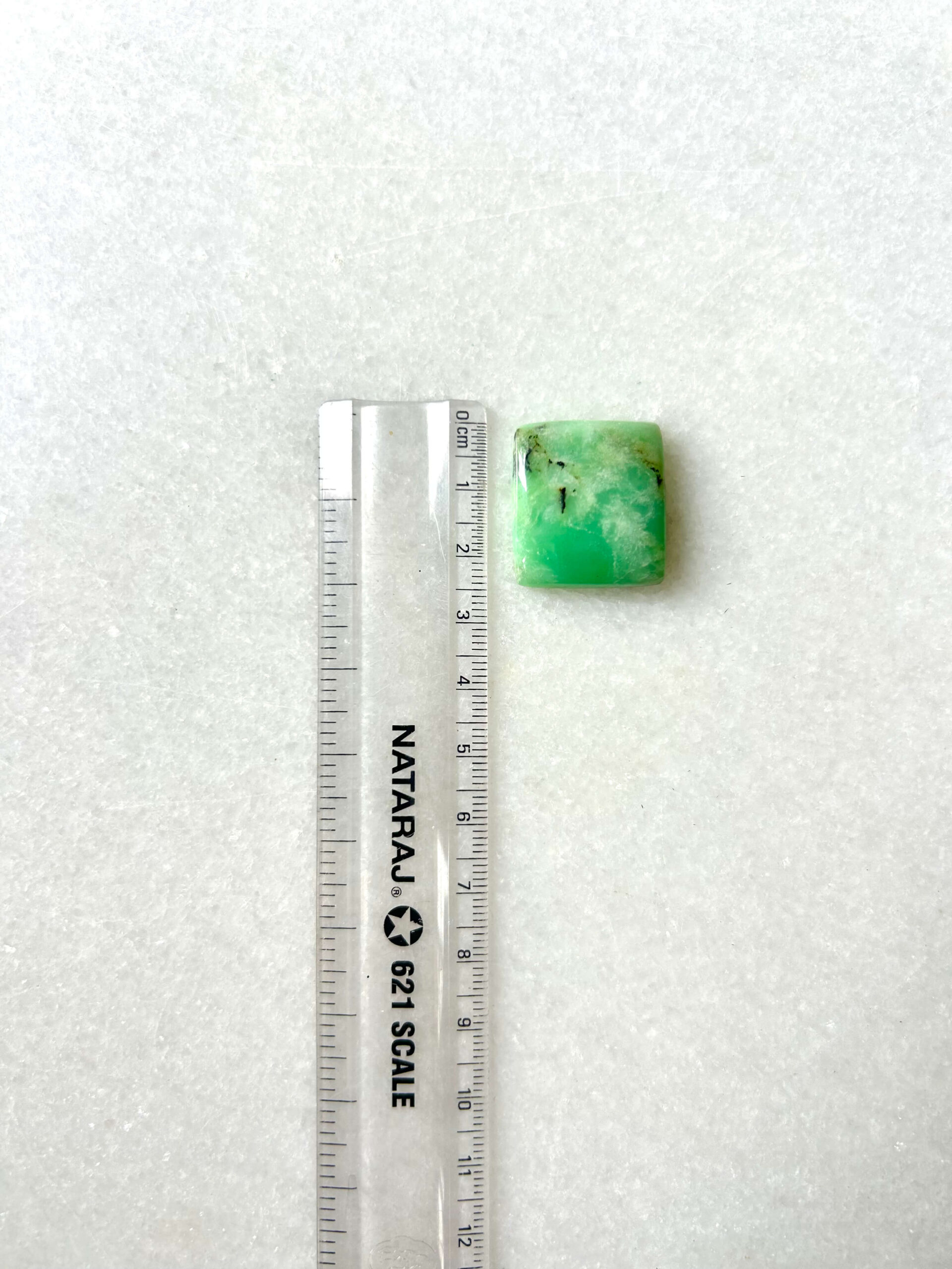 24mm Chrysoprase Gemstone for Jewelry Making - Image 2