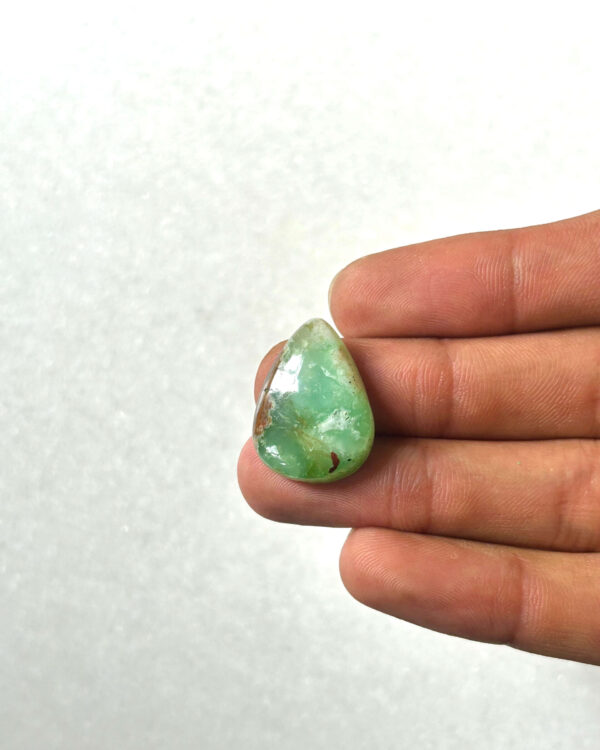 23mm Chrysoprase Cabochon – Natural Green Gemstone