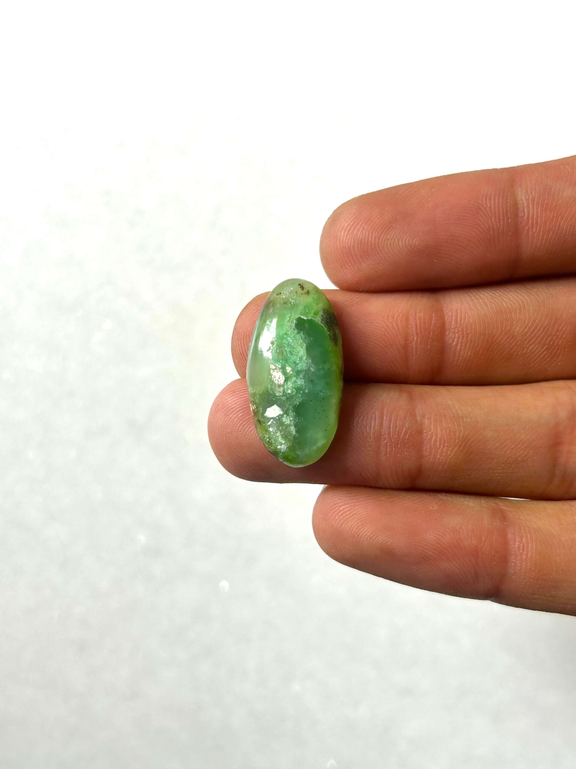 25mm Natural Chrysoprase Cabochon for Jewelry Making