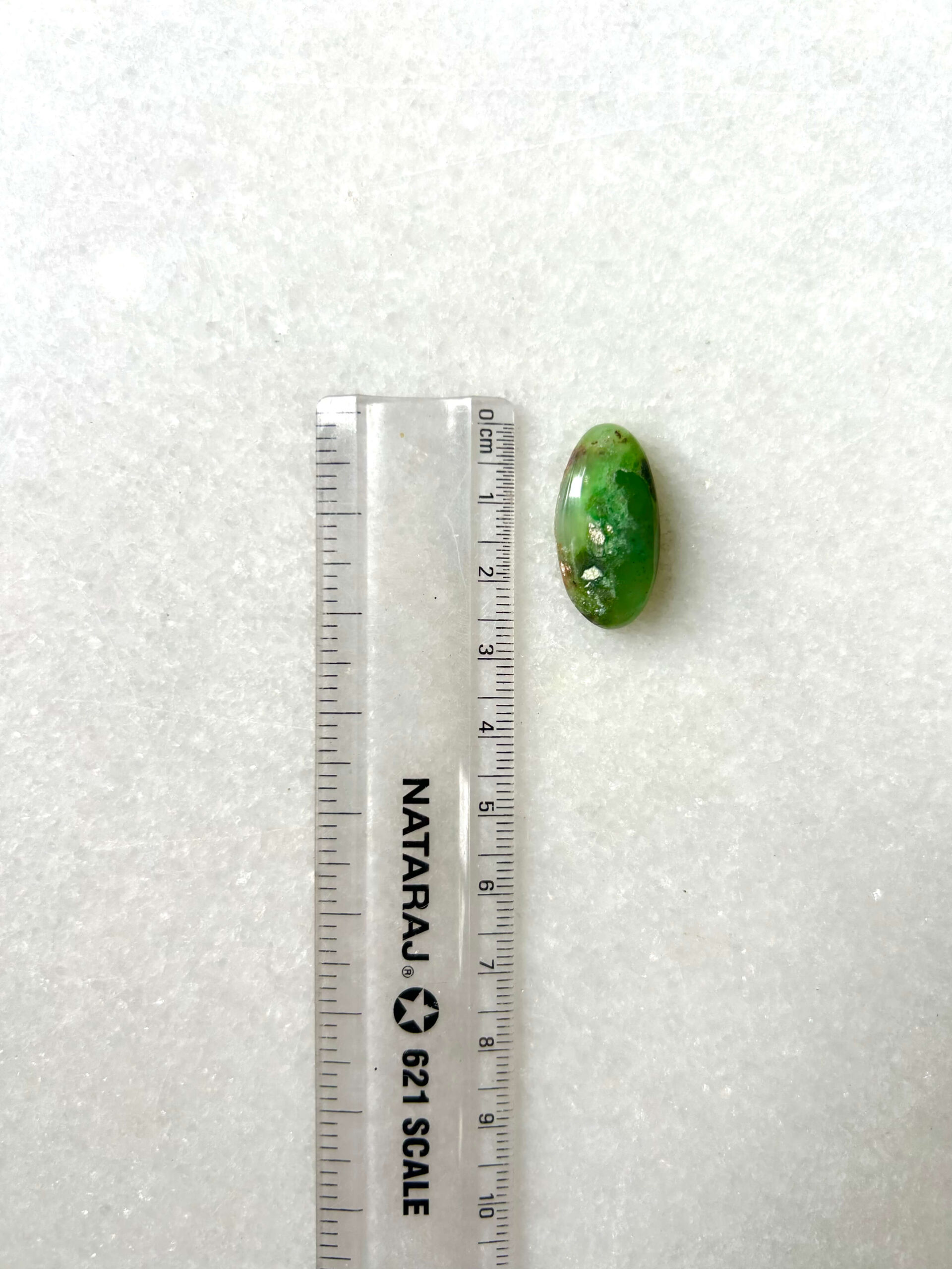 25mm Natural Chrysoprase Cabochon for Jewelry Making - Image 2