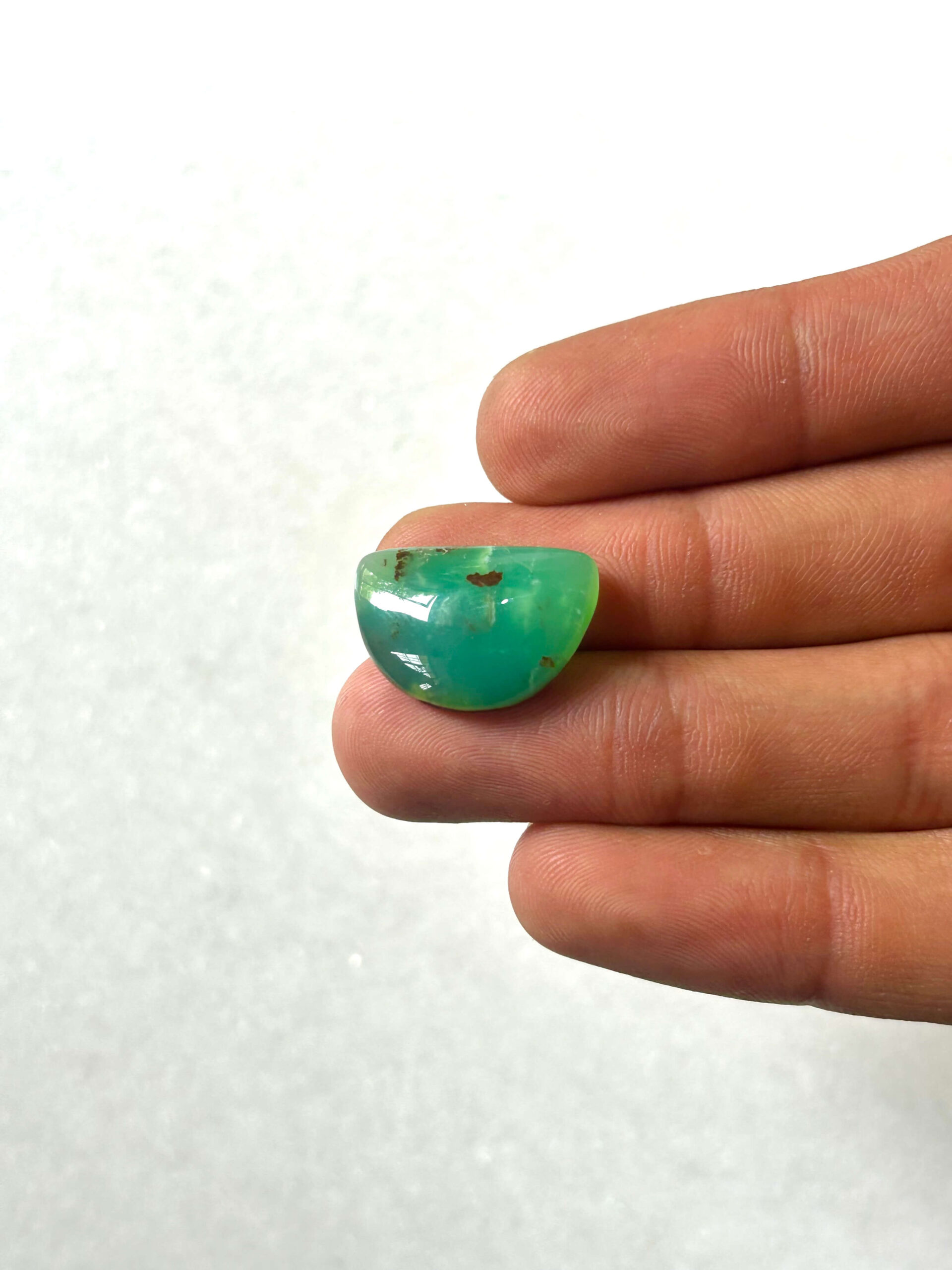 19mm Chrysoprase Gemstone – One of a Kind Stone