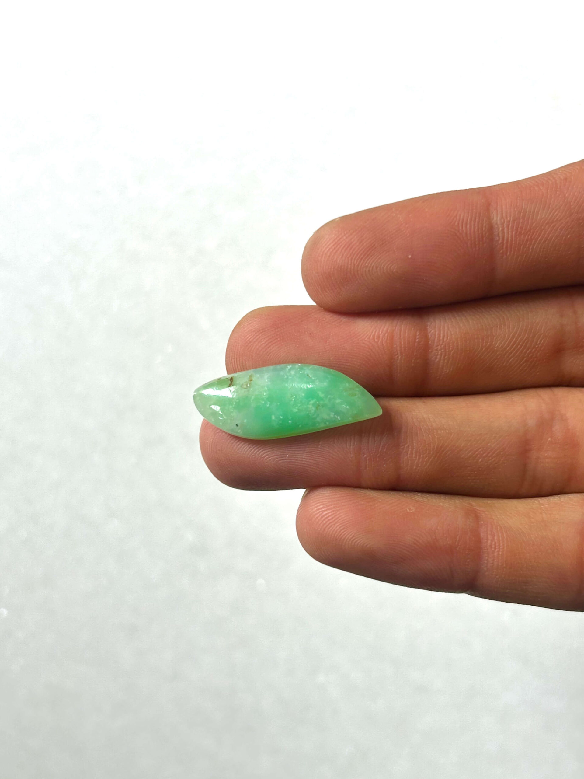 26mm Natural Chrysoprase Cabochon – Jewelry Making Stone